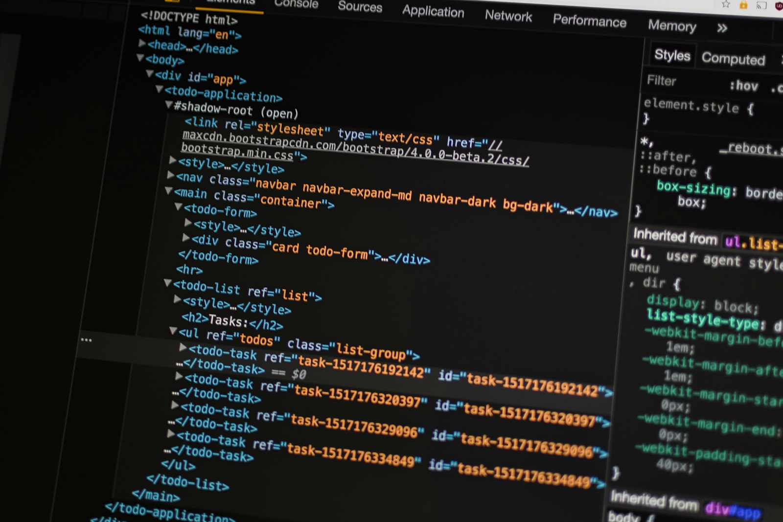 Software engineering workspace